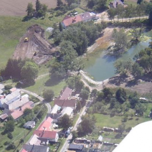 Úpravy původního rybníka Kuchyňka a výstavba rybníka Předsíňka
